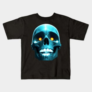 skull lightning Kids T-Shirt